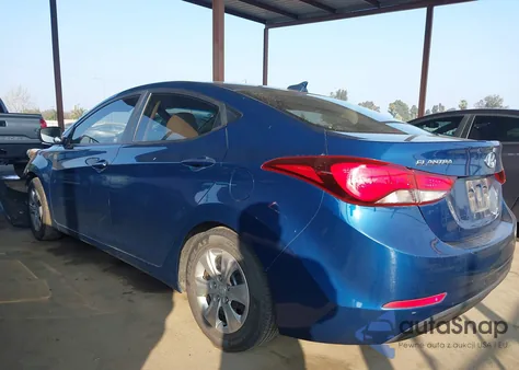 2016 Hyundai Elantra Se from USA, damaged, VIN KMHDH4AE6GU650364